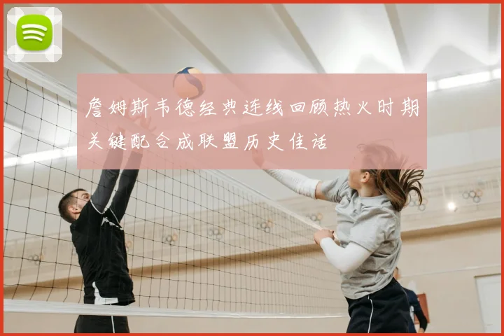 詹姆斯韦德经典连线回顾热火时期关键配合成联盟历史佳话