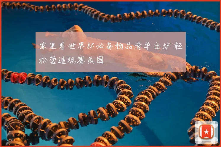 家里看世界杯必备物品清单出炉 轻松营造观赛氛围